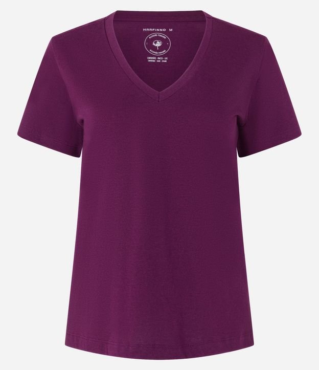 Blusa Básica en Algodón con Escote V 5