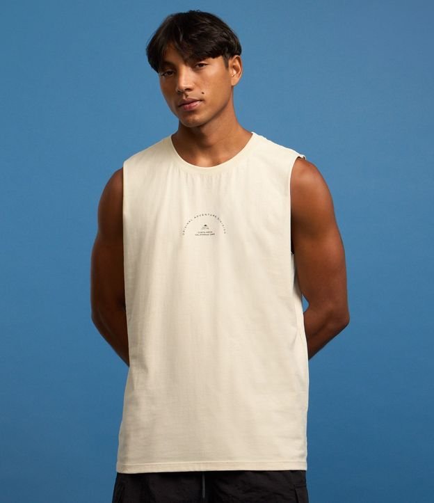 Musculosa Comfort en Algodón con Estampa Lettering 3