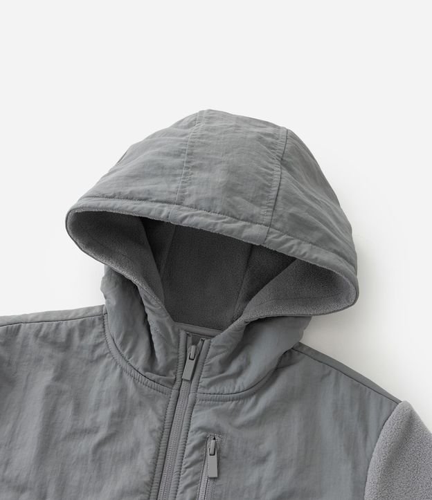 Campera Deportiva Infantil con Forro Fleece y Capucha - Talle 5 a 14 años 4