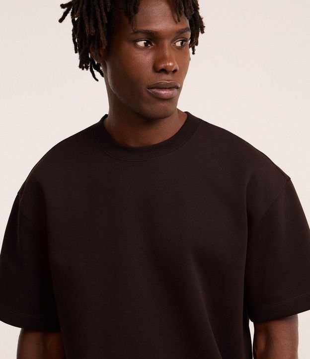 Remera Boxy Tech en Malla Pesada 5