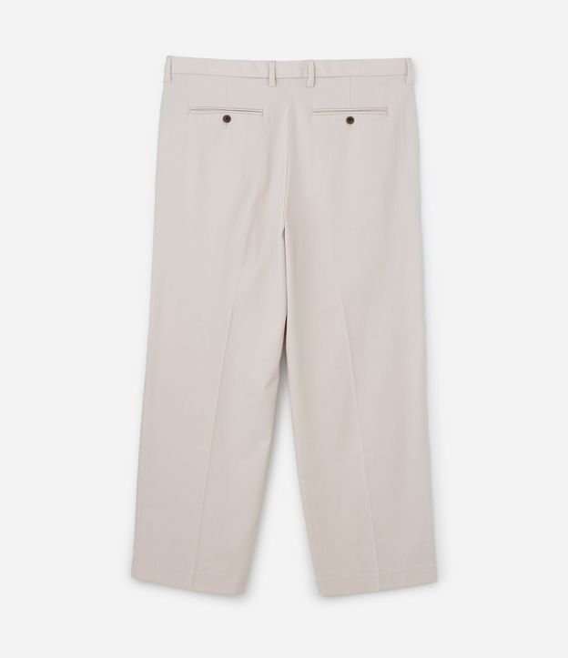 Pantalón Wide Leg con Bolsillo y Friso Sastre 10