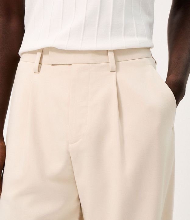 Pantalón Wide Leg con Bolsillo y Friso Sastre 8