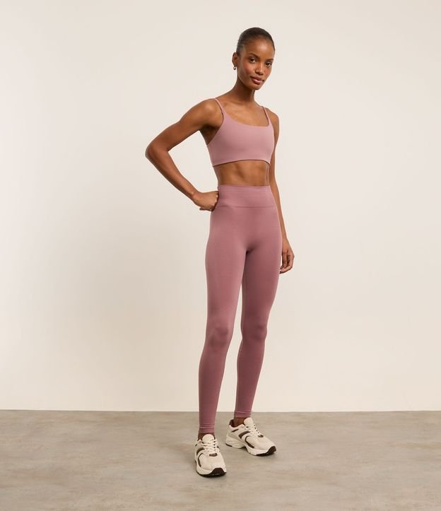 Pantalón Legging Deportivo Texturizada y sin Costura