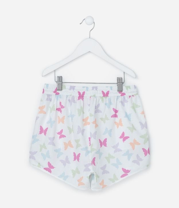 Short Runner Infantil con Estampa Mariposas - Talle 5 a 14 años 3