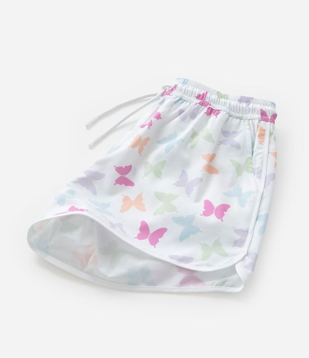 Short Runner Infantil con Estampa Mariposas - Talle 5 a 14 años 7