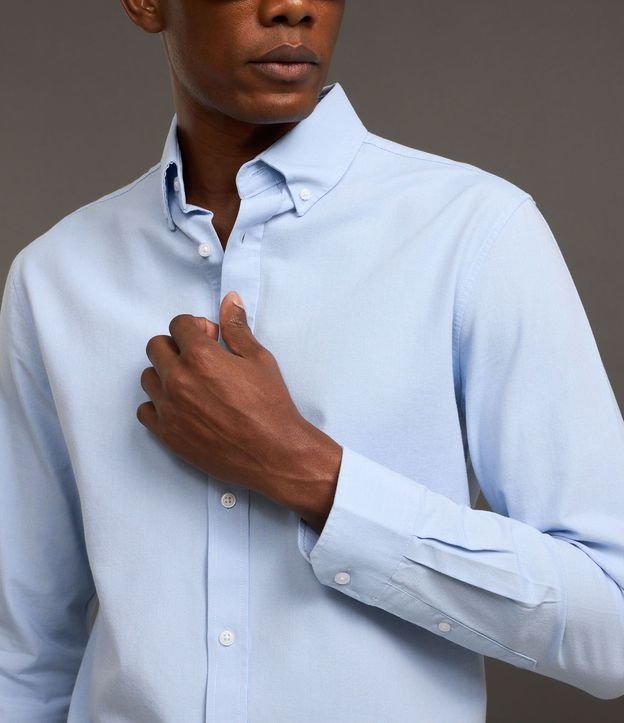 Camisa Regular Básica en Oxford 5