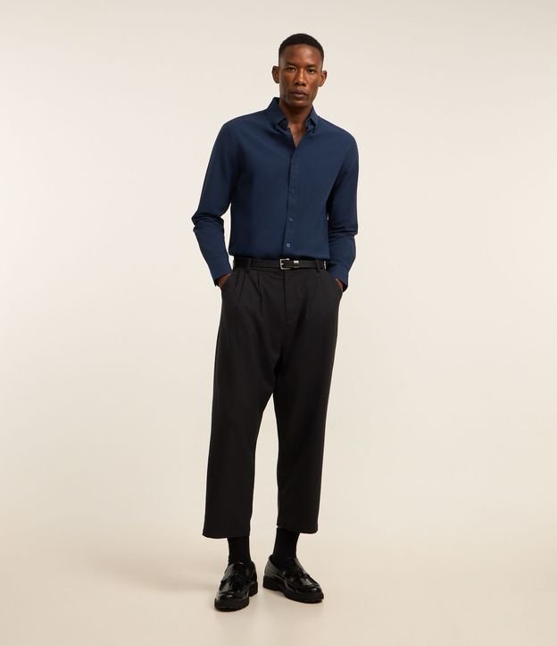 Camisa Regular Básica en Oxford 2