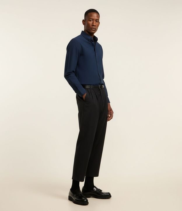 Camisa Regular Básica en Oxford 5