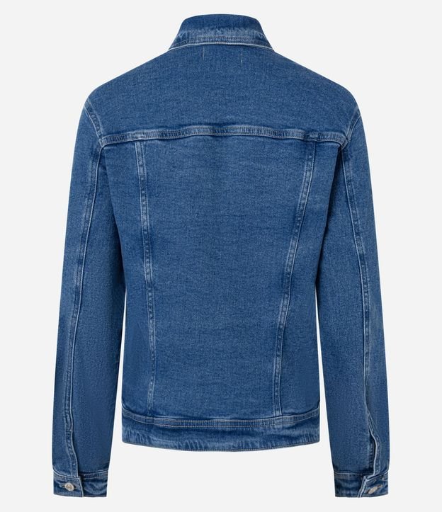 Campera Trucker en Jeans con Bolsillos 9