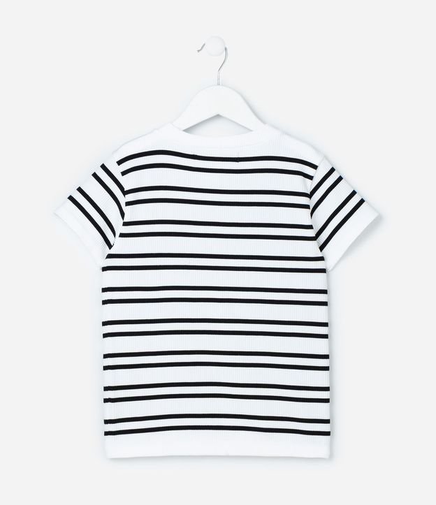 Remera Infantil Seamless con Estampa Rayada - Talle 5 a 14 años 3