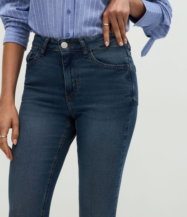 Pantalón Bootcut Jeans con Elastano y Bolsillo Reloj 4