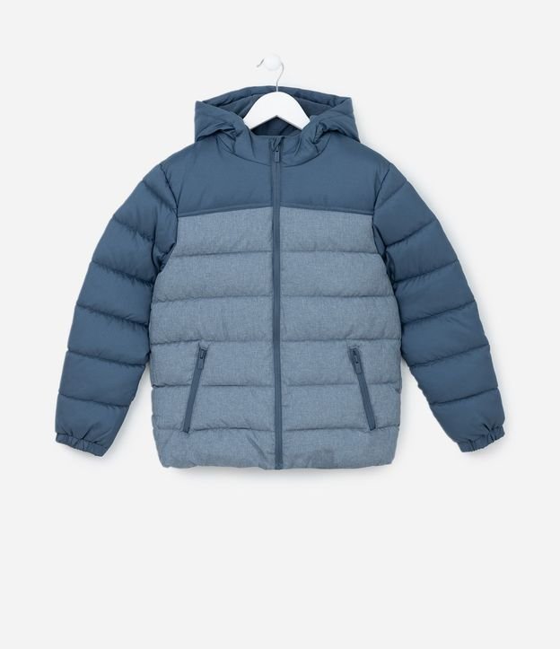 Campera Infantil en Microfibra con Recortes - Talle 5 a 14 años 2