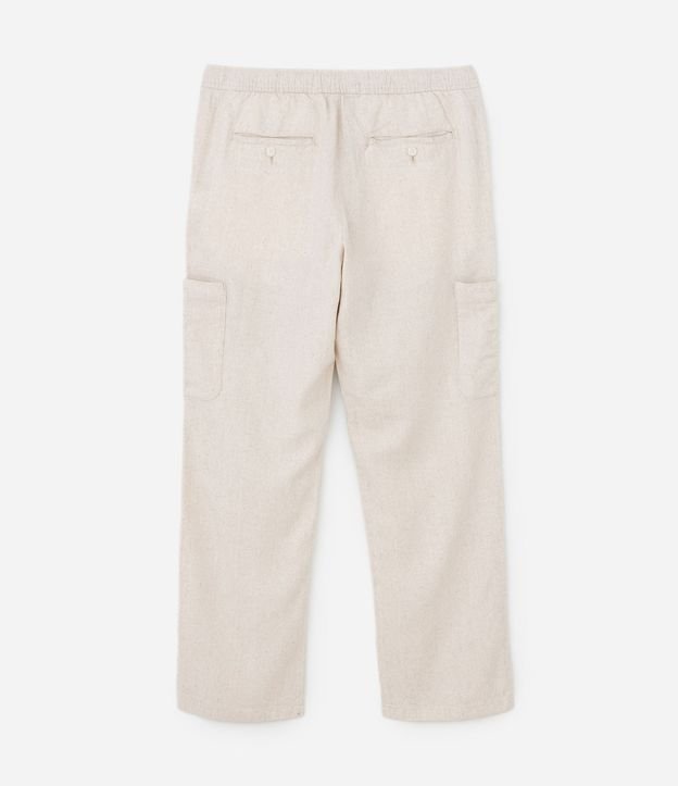 Pantalón en Flamé con Cintura Elástica 8