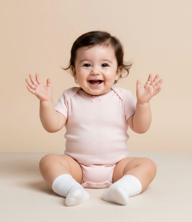 Body Infantil Texturizado con Moña - Talle RN a 18 meses