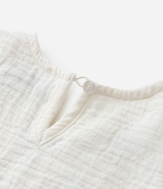 Vestido Infantil con Busto de Efecto Ganchillo - Talle 1 a 6 años 5