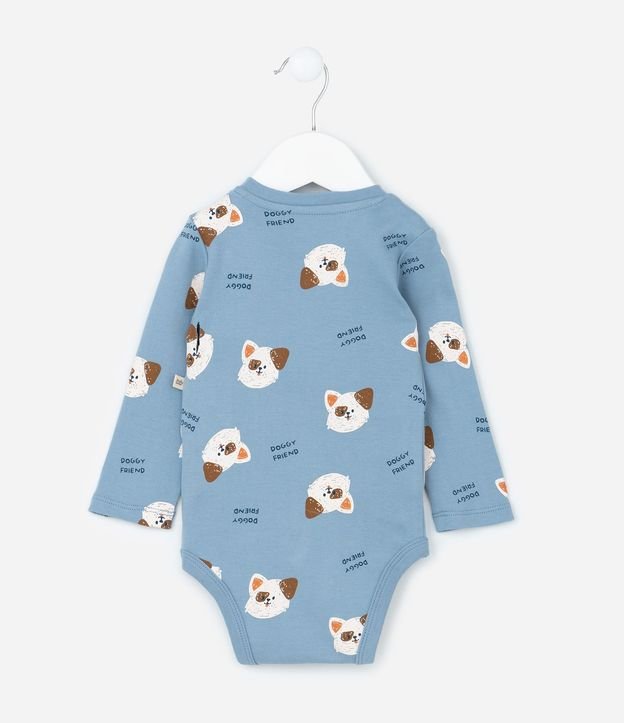 Conjunto Infantil en Suedine con Estampa Perrito - Talle RN a 18 meses 5