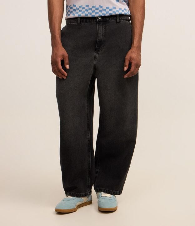 Pantalón Skater Baggy en Jeans