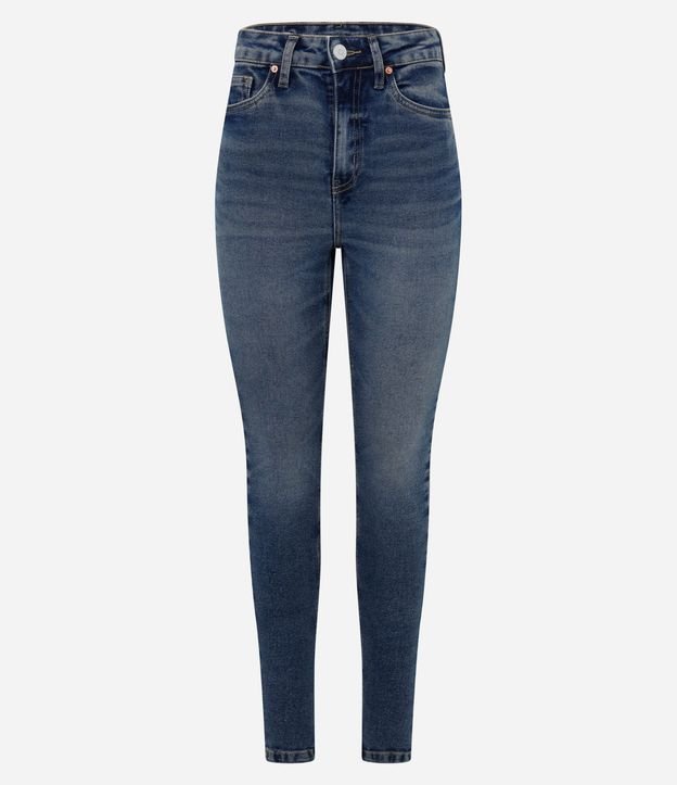 Pantalón Skinny Jeans con Elastano y Cintura Alta