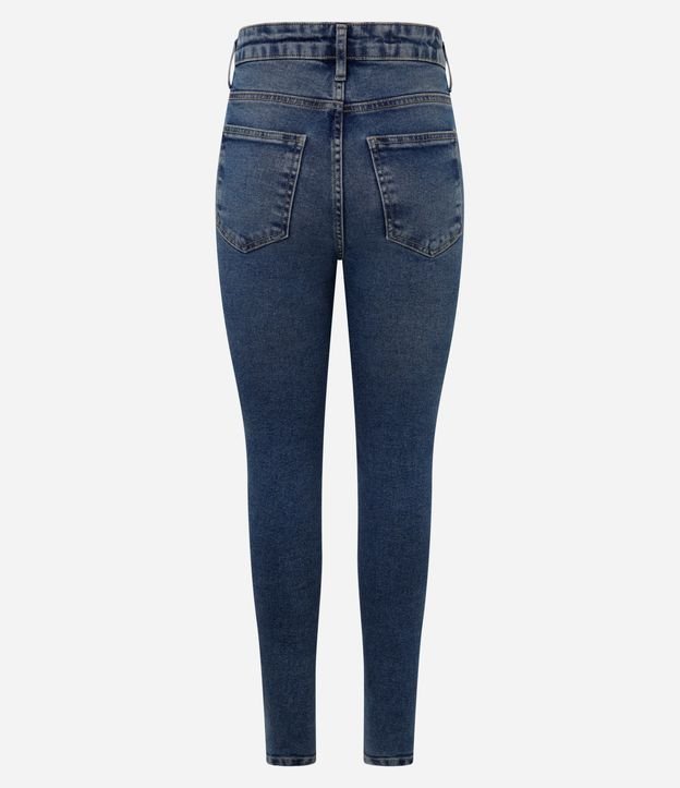Pantalón Skinny Jeans con Elastano y Cintura Alta 6