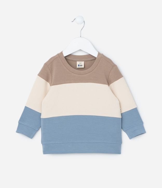 Buzo Infantil en Modal con Recortes - Talle 0 a 18 meses