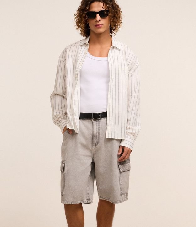 Bermuda Baggy Cargo en Jeans 4
