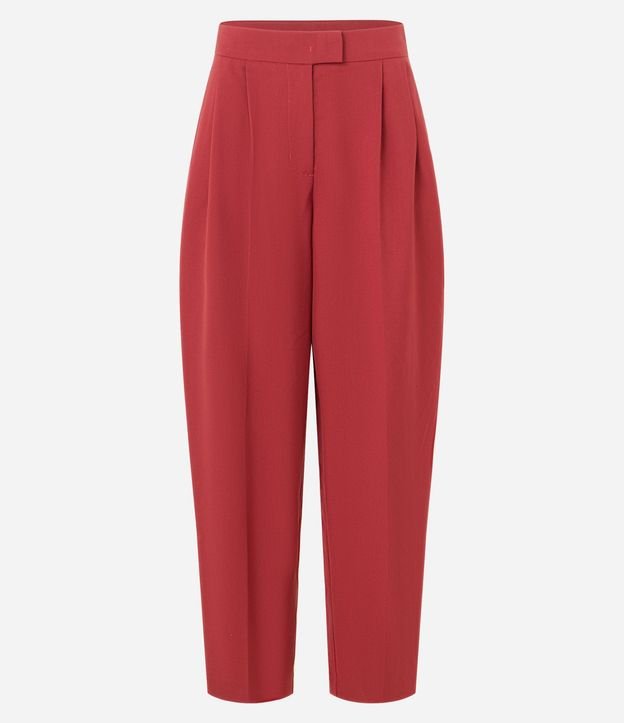 Pantalón Carrot Sastrería Boho con Pliegues Delanteros