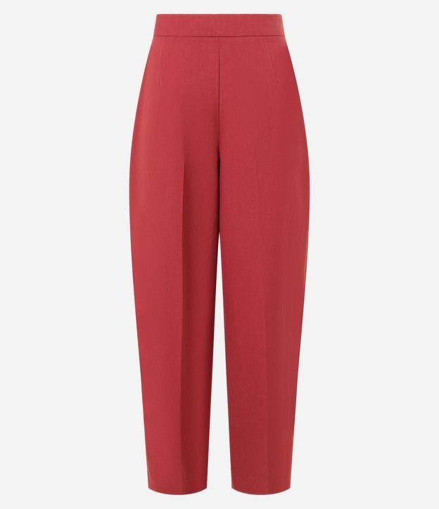 Pantalón Carrot Sastrería Boho con Pliegues Delanteros 9