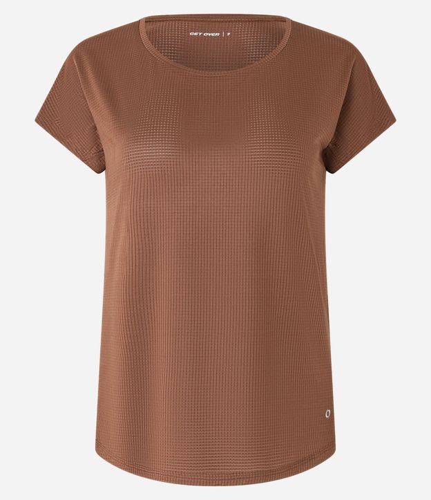 Remera en Microfibra con Escote Redondo