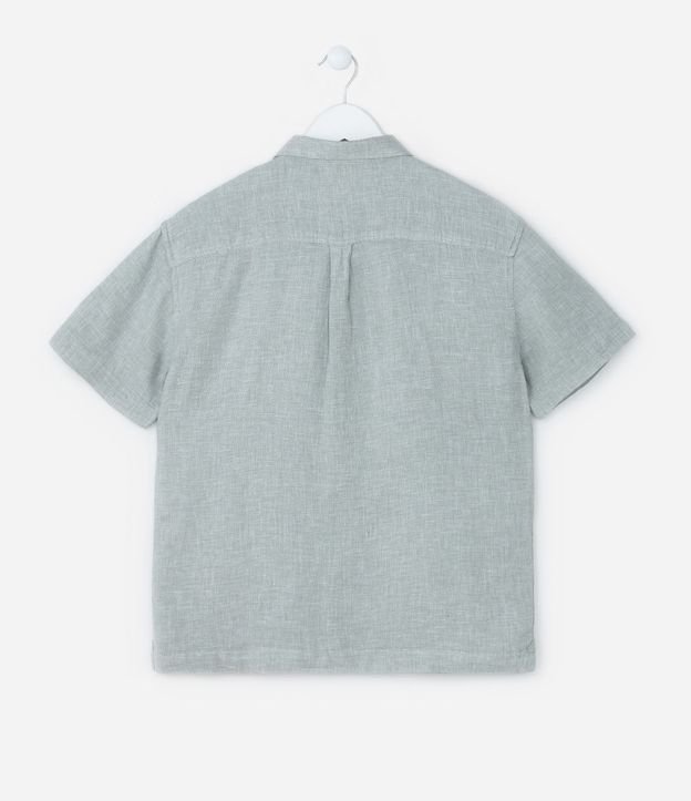 Camisa Infantil en Viscolino con Bolsillo - Talle 5 a 14 años 3