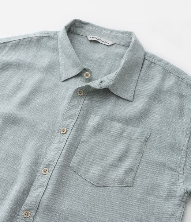 Camisa Infantil en Viscolino con Bolsillo - Talle 5 a 14 años 6