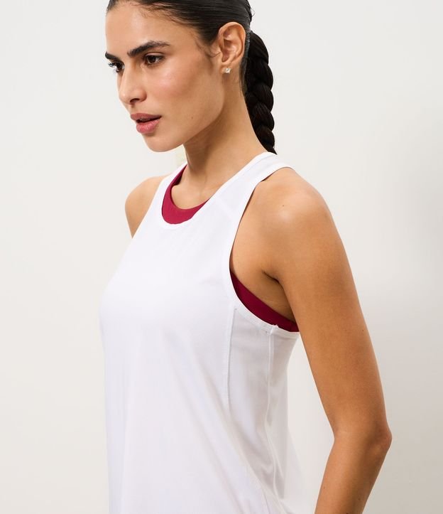 Musculosa Nadador Deportiva en Microfibra con Textura 3