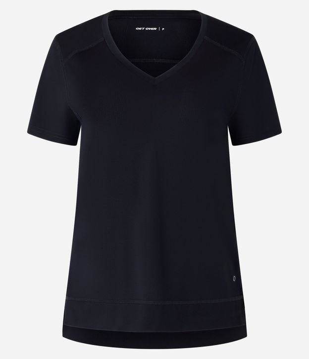 Remera Deportiva en Microfibra Agujerada con Ruedo Mullet 9