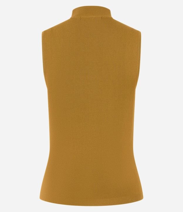 Blusa en Punto Leve con Cuello y Textura Acanalada 5