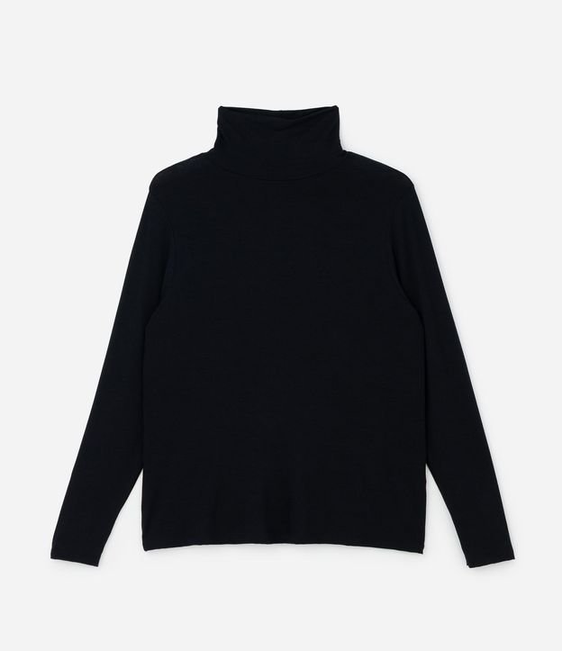 Blusa Cuello Alto en Viscolycra Curve & Plus Size