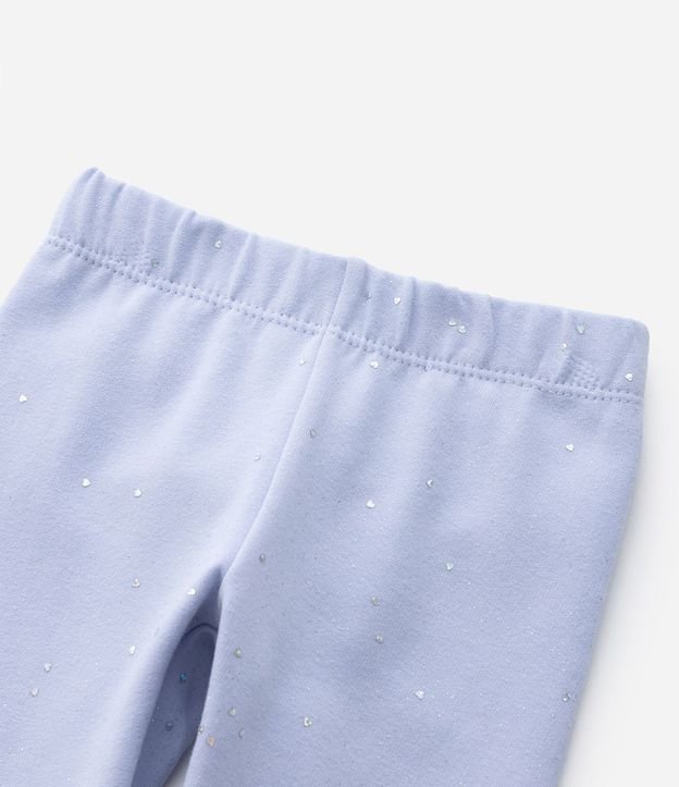 Pantalón Legging Infantil en Algodón con Brillitos - Talle 1 a 6 años 5