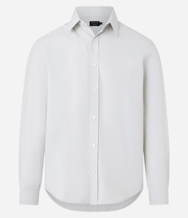 Camisa Social en Tricolina de Cuadros Grid 8