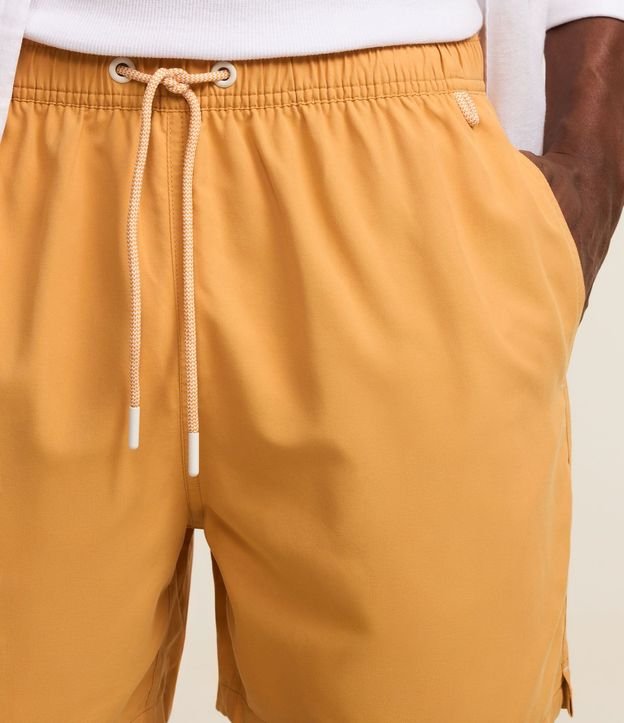 Bermuda de Banho en Ripstop con Cintura Elástica 3