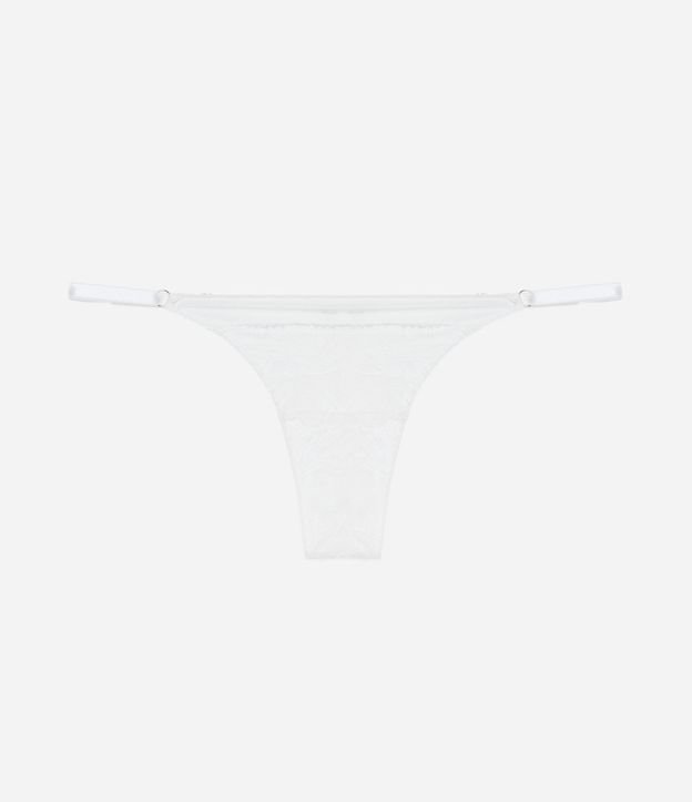 Bombacha Colaless Hilo con Encaje Floral 5