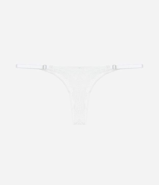 Bombacha Colaless Hilo con Encaje Floral 7