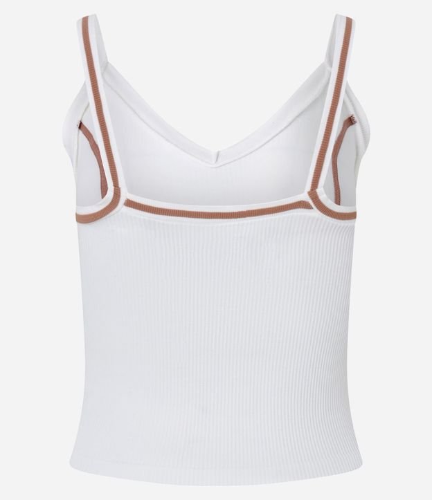 Camisete Texturizada Seamless con Pespuntes Contrastantes 7
