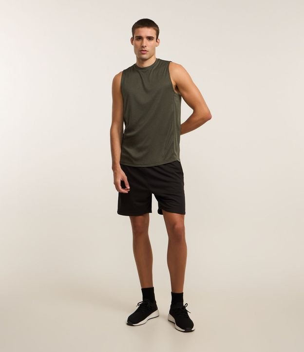 Musculosa Regular Deportiva Básica con Detalle Reflectante 2