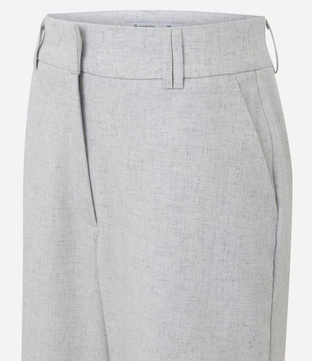 Pantalón Wide Leg Sastrería en Crepé con Bolsillos 6