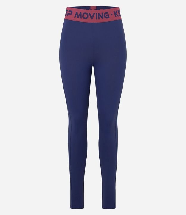 Pantalón Legging Deportiva en Microfibra con Cintura Elástica Keep Mooving 6