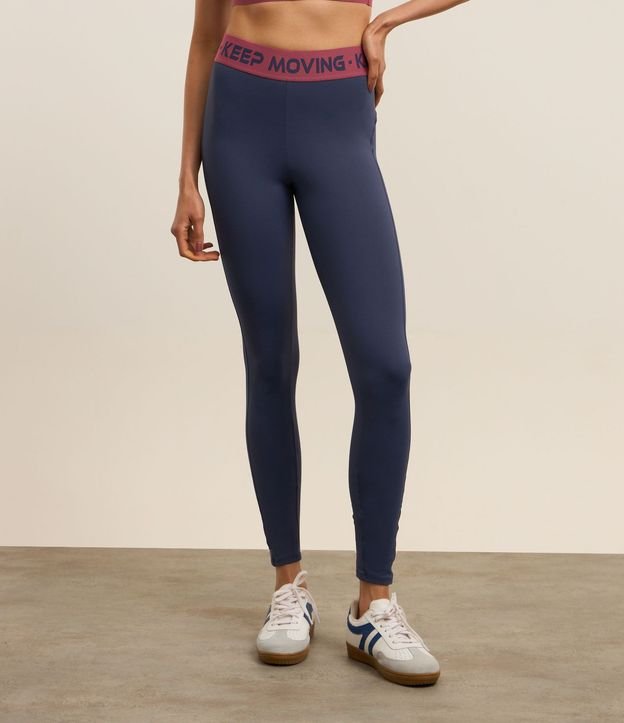 Pantalón Legging Deportiva en Microfibra con Cintura Elástica Keep Mooving 2
