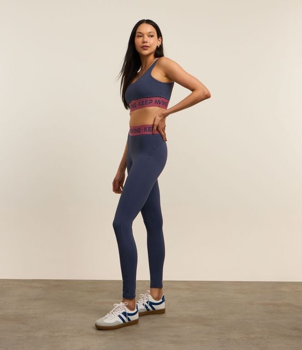 Pantalón Legging Deportiva en Microfibra con Cintura Elástica Keep Mooving 5