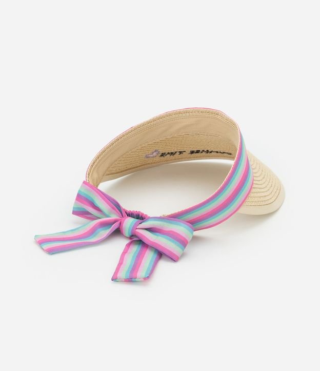 Visera Infantil de Paja con Amarre - Talle único 5