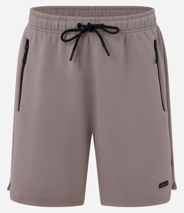 Bermuda Deportiva con Cintura Elástica y Cremallera en el Bolsillo 9
