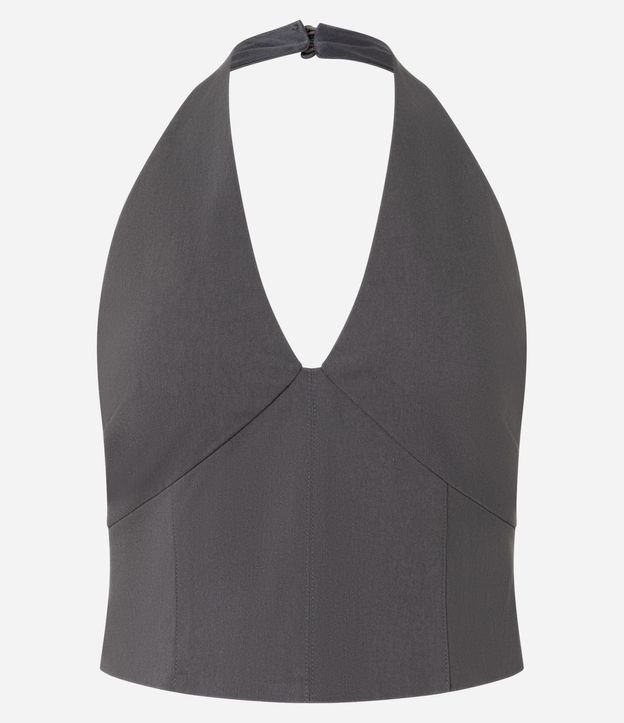 Blusa Corta en Bengalina Frente Única 12
