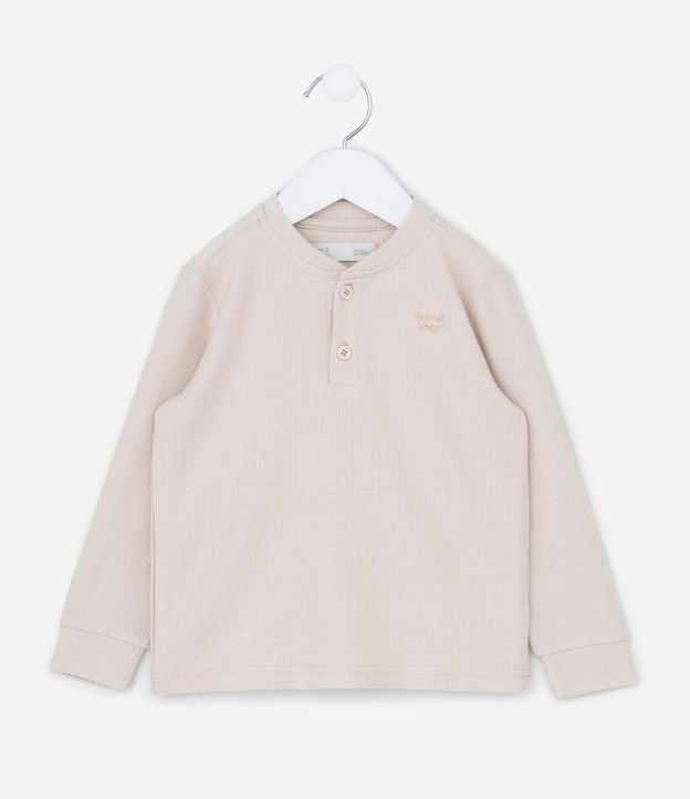 Remera Infantil con Bordado en el Pecho- Talle 1 a 5 años