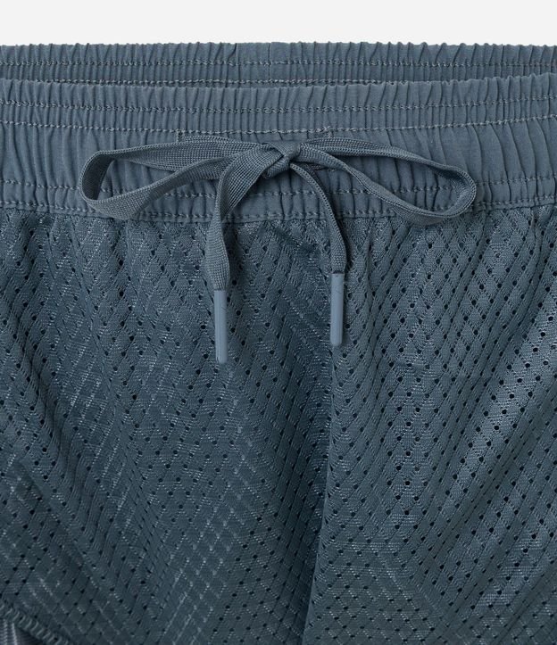 Bermuda Deportiva con Estampa Localizada Reflectante 9